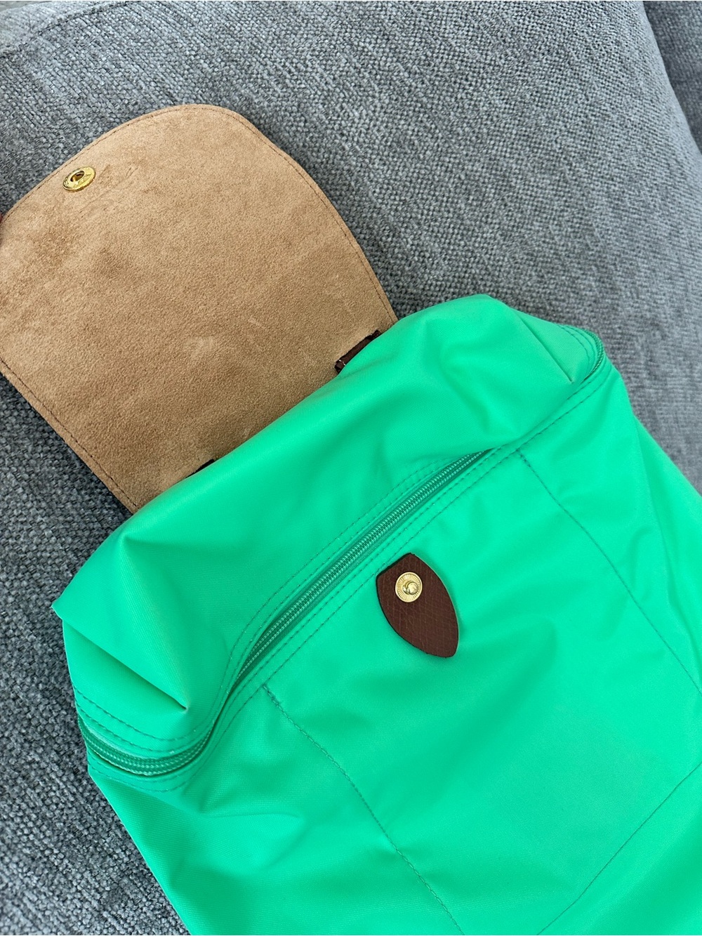 Longchamp Light Green Backpack - Picture 3 of 6